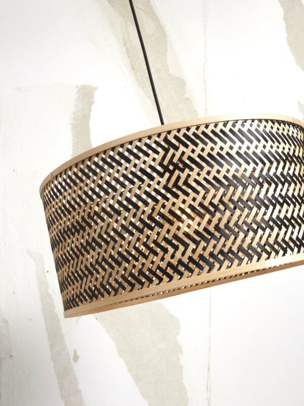 Bamboe bohemian hanglamp zwart naturel GOOD&MOJO Java - Image 7