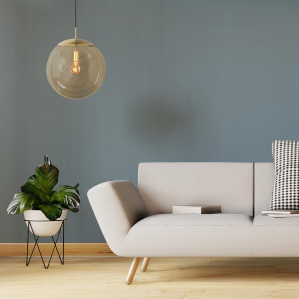 Amberkleurige glazen bollamp XL Steinhauer Bollique - Image 3
