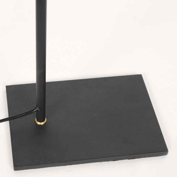 Retro zwarte vloerlamp bronze kap Steinhauer Pintino - Image 6