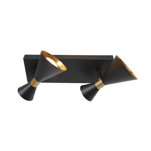 Retro metalen zwarte wandlamp Anne Lighting Preto - Image 2