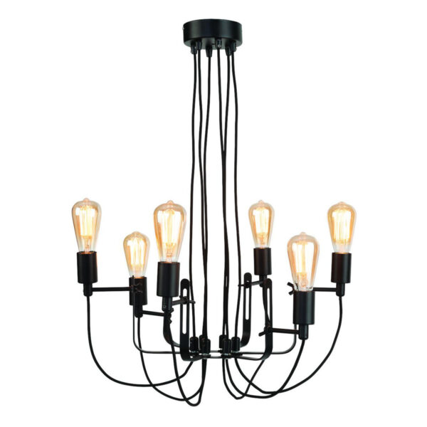 Zwarte retro metalen hanglamp It's About RoMi Seattle