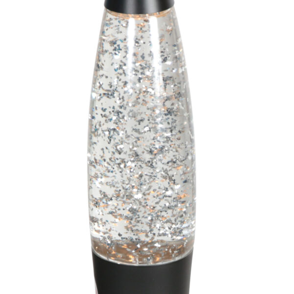 Retro glitter lavalamp zwart Mexlite Volcan - Image 5