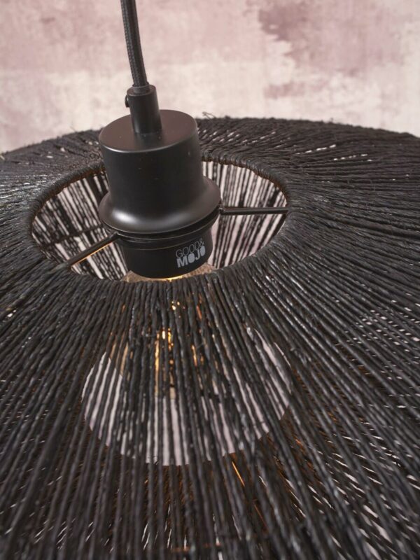 Bohemian zwarte bamboe rieten vloerlamp GOOD&MOJO Iguazu - Image 3