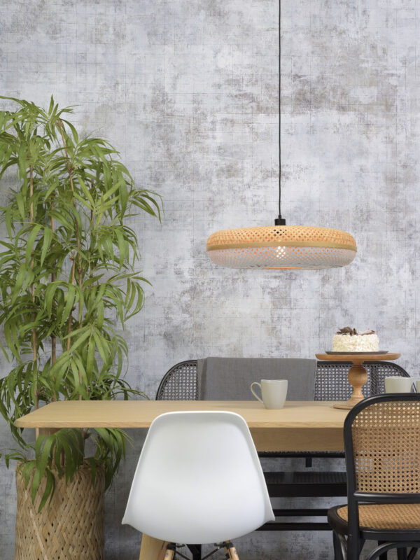 Witte ronde bohemian hanglamp GOOD&MOJO Palawan - Image 2