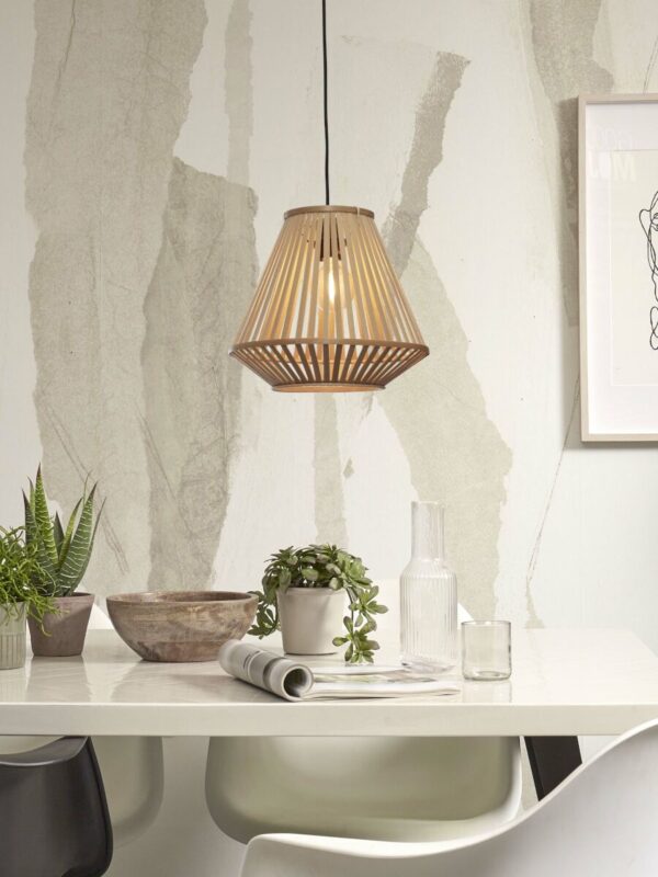 Bamboe hanglamp naturel lantaarn GOOD&MOJO Merapi - Image 2
