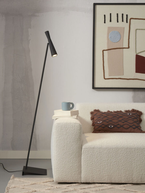 Vloerlamp zwart retro metaal It's About RoMi Bordeaux - Image 5
