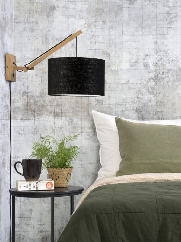 Zwarte wandlamp enkelgewricht naturel GOOD&MOJO Andes - Image 2
