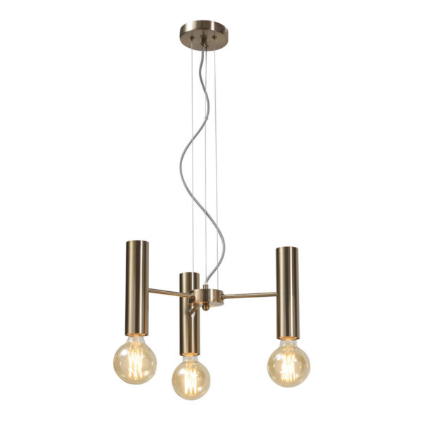 Goudkleurige open hanglamp 3-lamps It's About RoMi Cannes