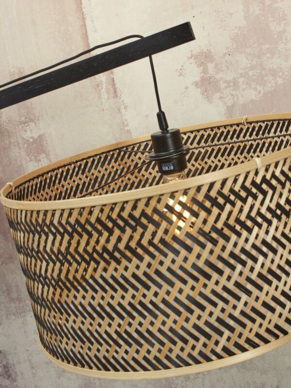 Vloerlamp naturel zwart bohemien bamboe GOOD&MOJO Java - Image 6