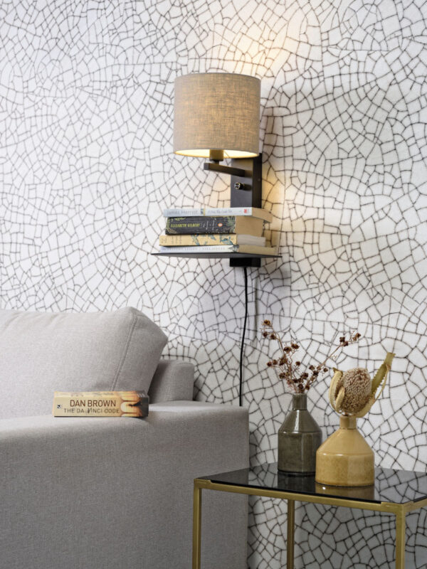 Loodgrijze wandlamp plateau It's About RoMi Florence - Image 5