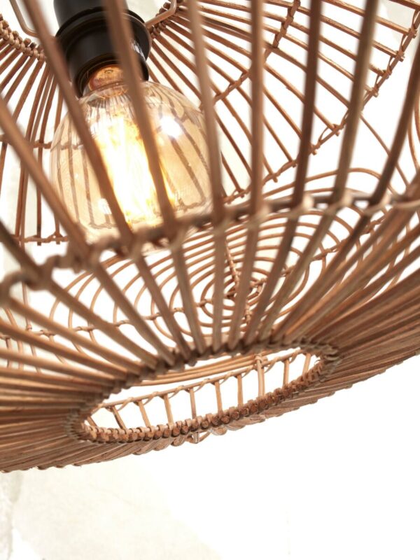 Bolvormige rotan plafondlamp naturel GOOD&MOJO Madeira - Image 4