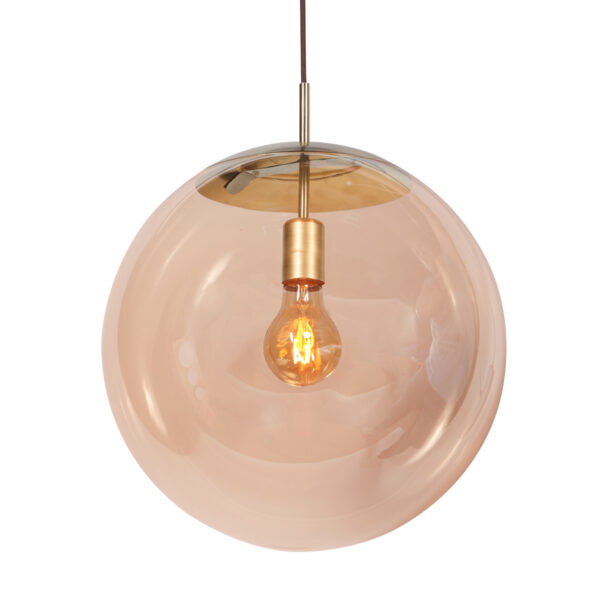 Amberkleurige glazen bollamp XL Steinhauer Bollique - Image 5