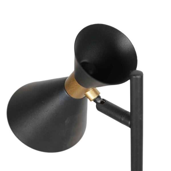 Metalen retro tafellamp zwart Anne Lighting Preto - Image 3