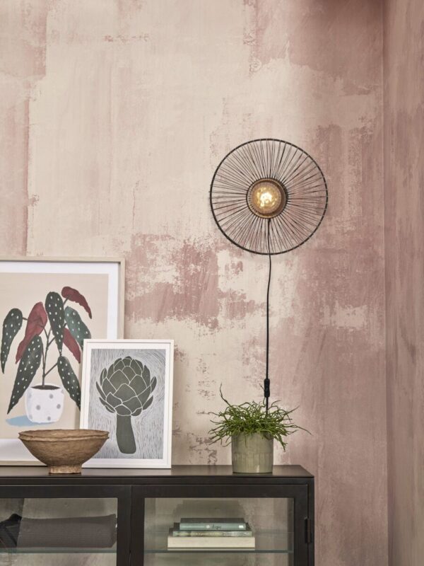 Zwarte bamboe oosterse wandlamp GOOD&MOJO Hokkaido - Image 5