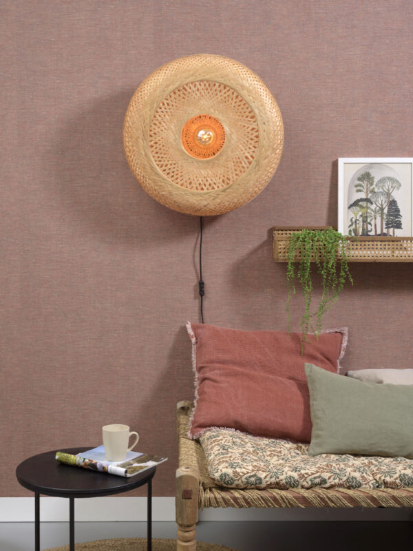 Bamboe wandlamp naturel bohemian GOOD&MOJO Palawan - Image 5