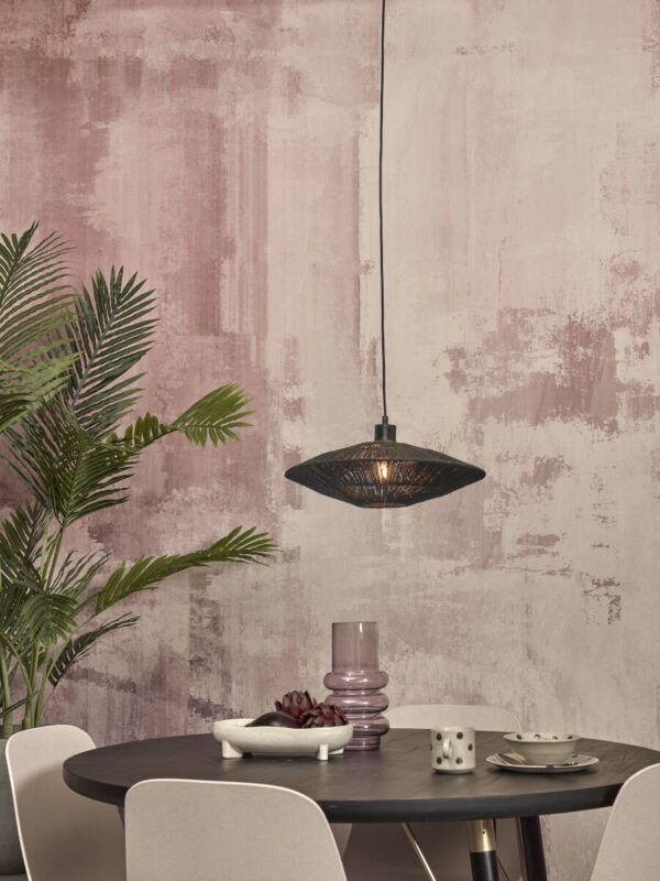 Metalen rieten zwarte hanglamp boheems GOOD&MOJO Iguazu - Image 10