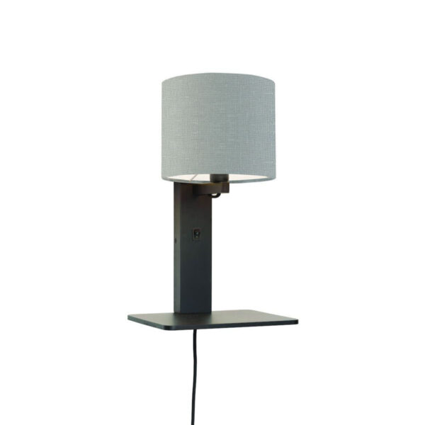 Lichtgrijze plateau wandlamp GOOD&MOJO Andes