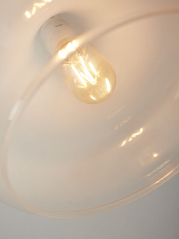 Metalen-glazen hanglamp wit Scandinavisch It's About RoMi Reykjavik - Image 3