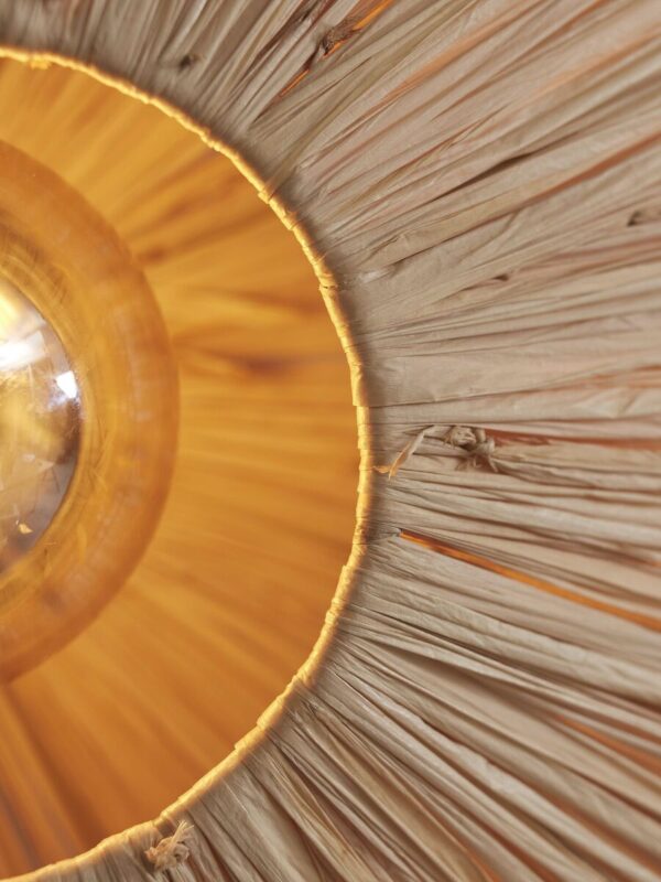 Plafondlamp achthoek naturel raffia GOOD&MOJO Panama - Image 3