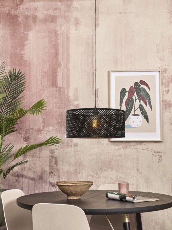 Metalen bamboe hanglamp bohemian zwart GOOD&MOJO Java - Image 9