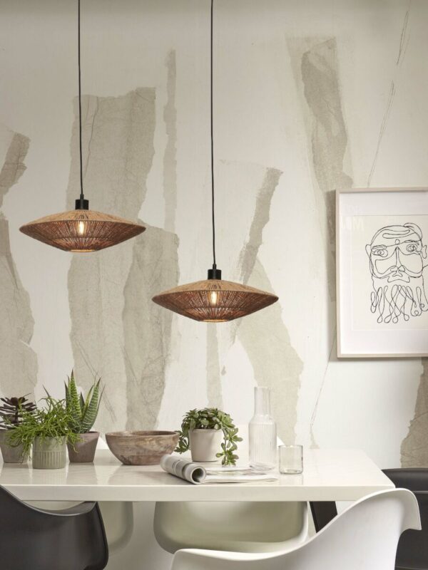 Bohemian rieten naturel hanglamp GOOD&MOJO Iguazu - Image 5
