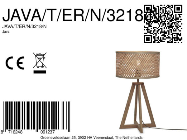 Naturel ronde bohemian tafellamp GOOD&MOJO Java - Image 11