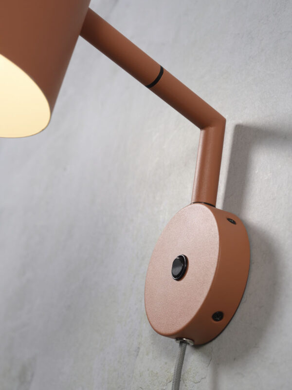 Retro terra wandlamp bekervormig It's About RoMi Marseille - Image 7
