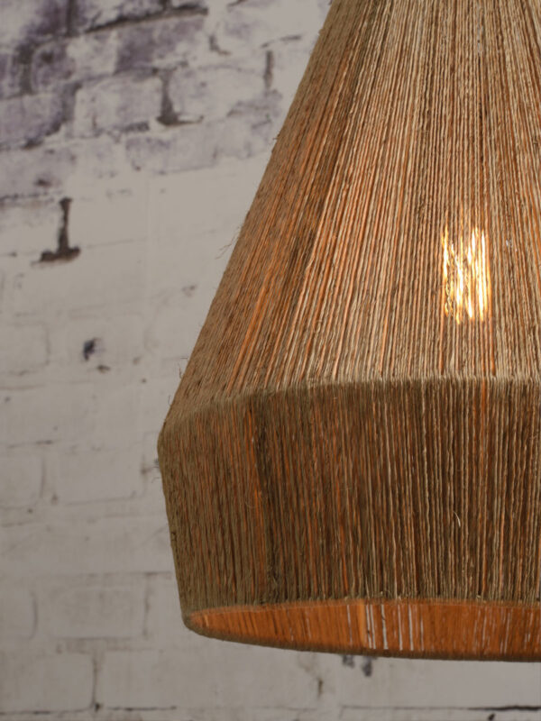 Naturel-rieten hanglamp bohemian zwart GOOD&MOJO Iguazu - Image 7