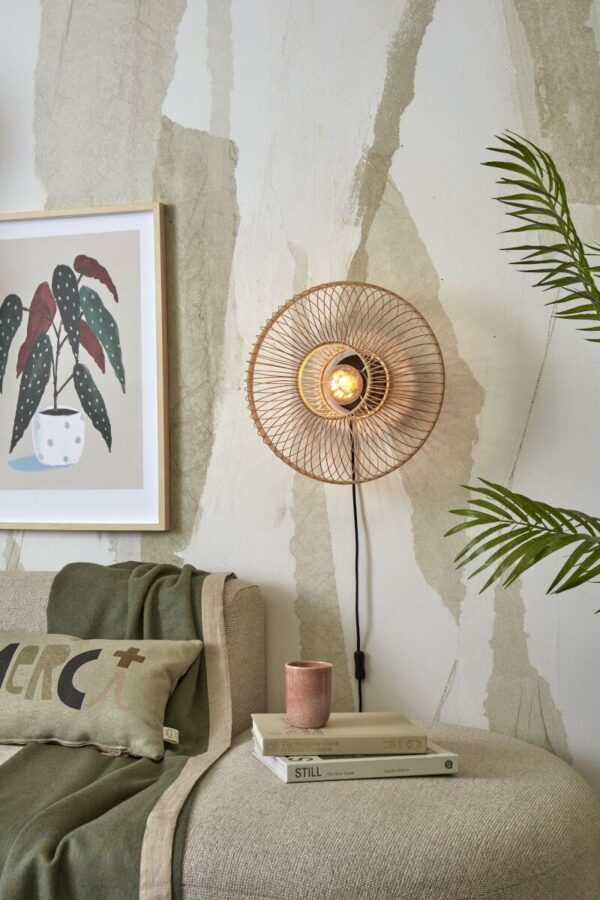 Bamboe naturel oosterse wandlamp GOOD&MOJO Hokkaido - Image 2