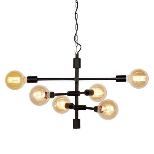 Metalen zwarte retro hanglamp It's About RoMi Nashville