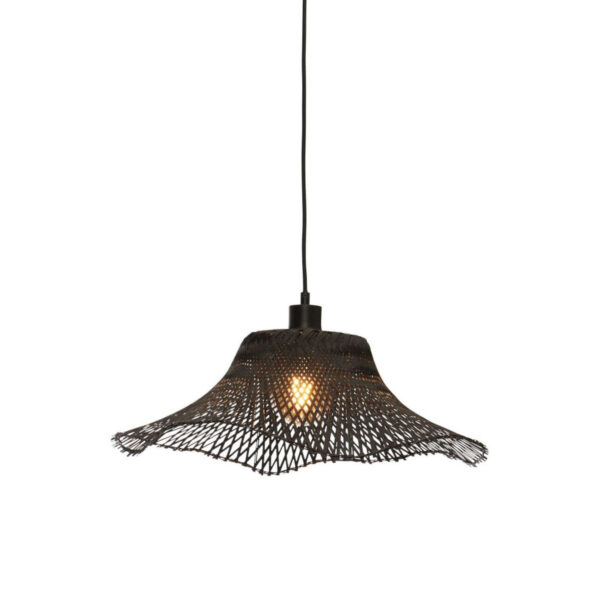 Metalen bamboe zwarte hanglamp boheems GOOD&MOJO Ibiza