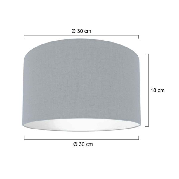 Moderne blauwe stoffen lampenkap Steinhauer  - Ø 30 cm - Image 3