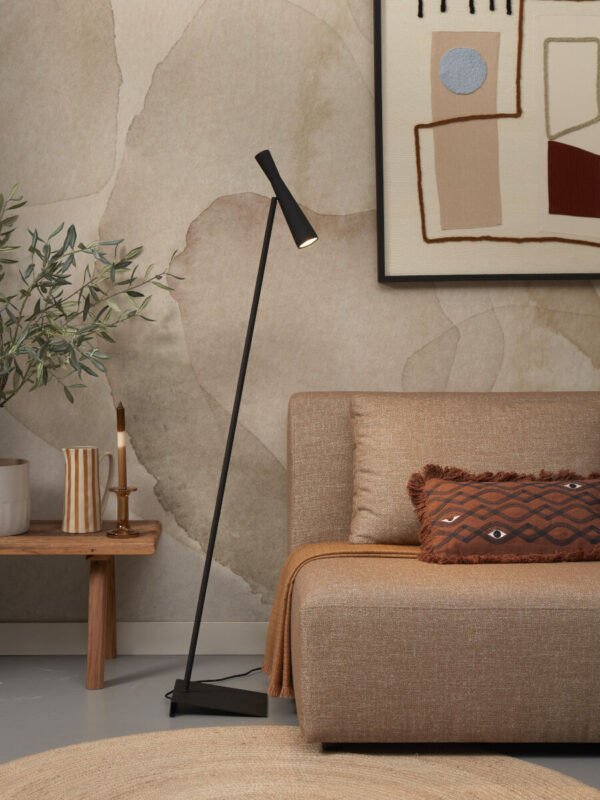 Vloerlamp zwart retro metaal It's About RoMi Bordeaux - Image 8