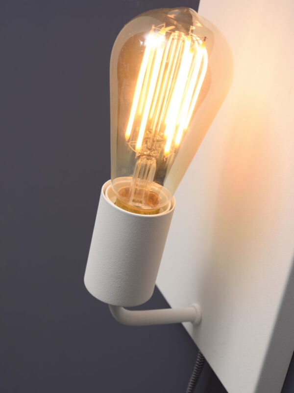 Witte minimalistische wandlamp rechthoekig It's About RoMi Madrid - Image 6