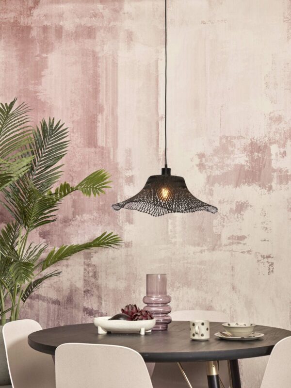 Metalen bamboe zwarte hanglamp boheems GOOD&MOJO Ibiza - Image 10