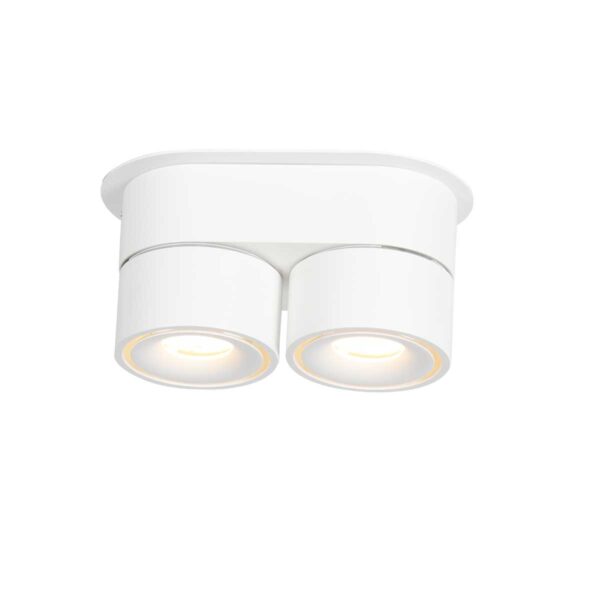 Dubbele witte spot modern Mexlite Fez Black - Image 9