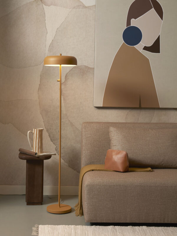 Oranje ronde vloerlamp retro It's About RoMi Porto - Image 2