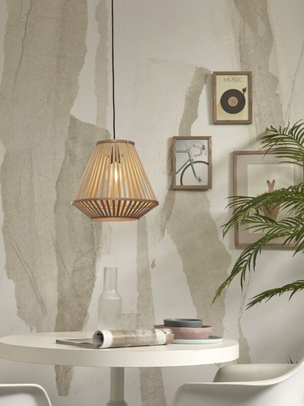 Bamboe hanglamp naturel lantaarn GOOD&MOJO Merapi - Image 9