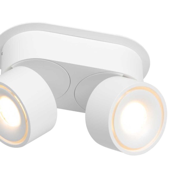 Dubbele witte spot modern Mexlite Fez Black - Image 3