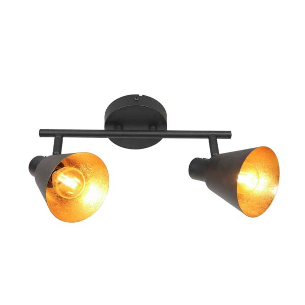 Metalen zwarte spots retro Mexlite Oeroe - Image 2