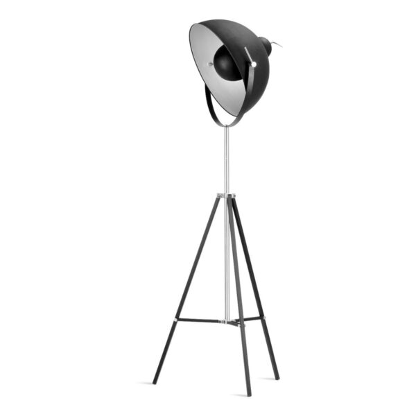 Metalen zwarte industriële vloerlamp It's About RoMi Hollywood