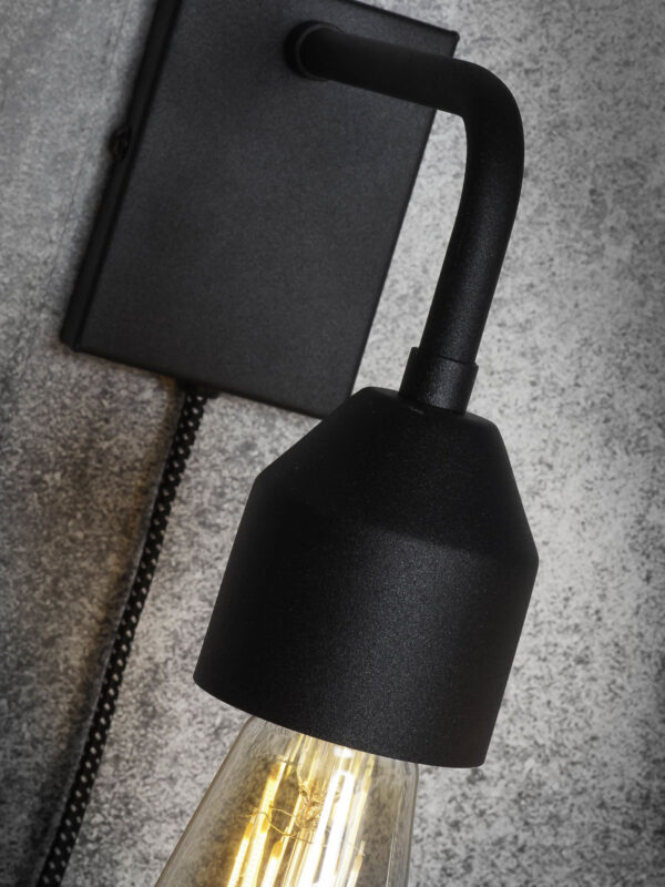 Veelvormige wandlamp zwart metaal It's About RoMi Madrid - Image 3
