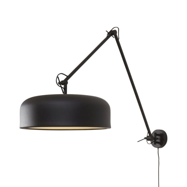 Wandlamp zwart metaal retro It's About RoMi Marseille