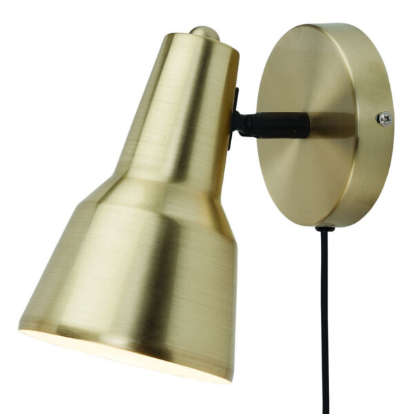 Metalen retro wandlamp goud It's About RoMi Valencia