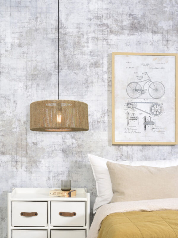 Hanglamp naturel zwart bohemian riet GOOD&MOJO Iguazu - Image 12
