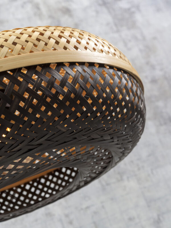 Bamboe naturel zwarte wandlamp bohemian GOOD&MOJO Palawan - Image 3