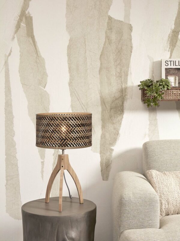 Bohemian tafellamp bamboe naturel zwart GOOD&MOJO Java - Image 5