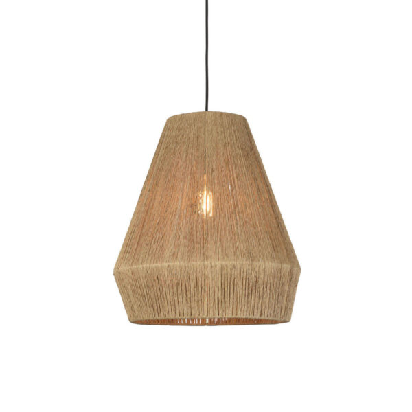 Naturel-rieten hanglamp bohemian zwart GOOD&MOJO Iguazu