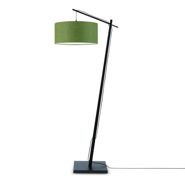 Groene linnen vloerlamp bohemian GOOD&MOJO Andes