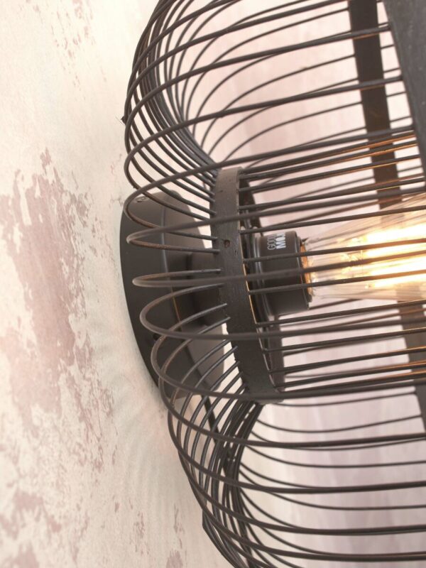 Zwarte bamboe oosterse wandlamp GOOD&MOJO Hokkaido - Image 6